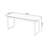 Brown Rectangular Solid Wood with 3 drawers writing desk-118474852