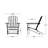 POLYWOOD Palm Coast Folding Adirondack-12458701