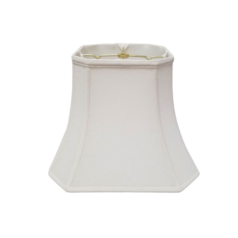 Abat-jour cloche en lin (araignée), Blanc, H 8,75 po x l 10 po x P 10 po