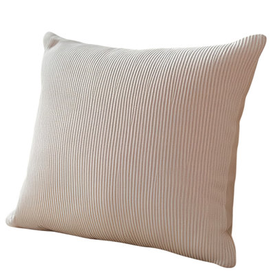 Fine Stripe Fabric Throw Pillow
