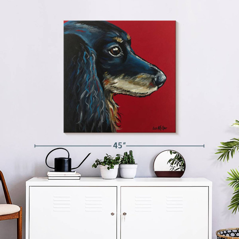 Crowle Dachshund Expressive, 30" H x 30" W