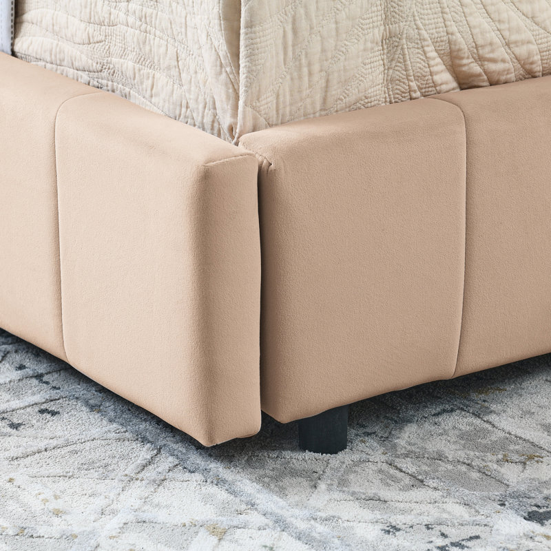 Comfortable Full Daybed With Armrest And - Velvet Pink Bed Frame For Bedroom Living Room Use Size Upholstered Storage Box Area