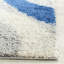 Tapis abstrait gris / bleu Delane-1137570899