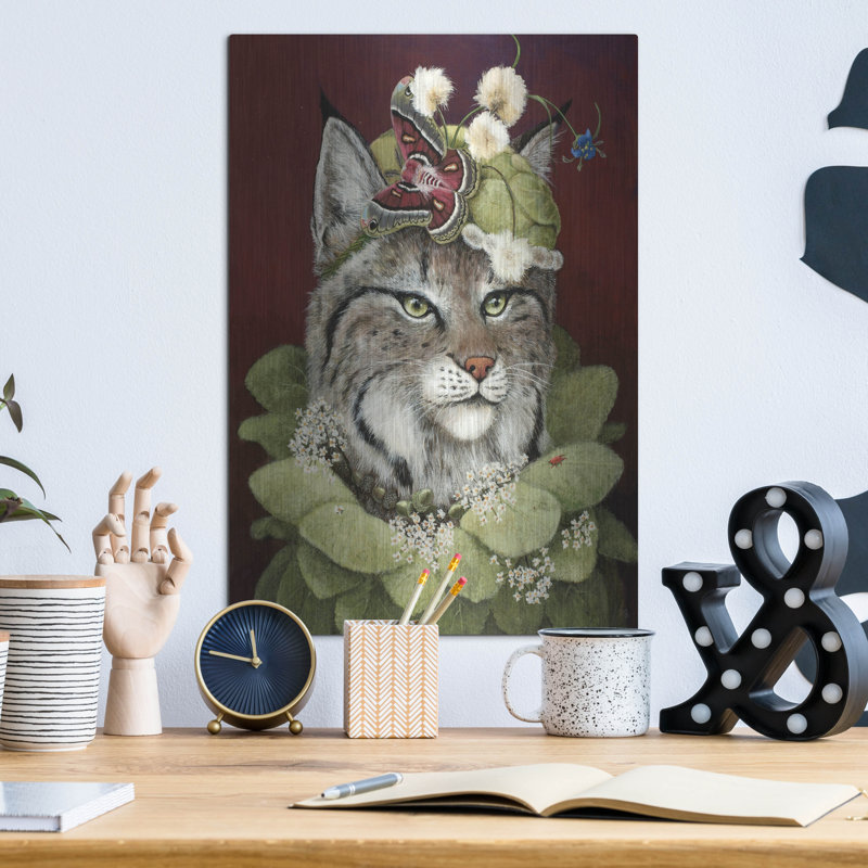 «Forest Ruff» par Carolyn Schmitz, art mural en métal, H 16 po x l 12 po