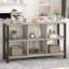 Organisateur de rangement à 6 cubes avec tablette Hulstein, gris clair, 47 pouces-1092638817