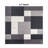 Akieba Geometric Tufted Gray/Black/Ivory Non-Slip Rubberback Area Rug-1489564586