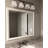 Woodford Wood Framed Mirror with Safety Backing Ideal for Bathroom / Vanity Mirror-1601012886-1601012864