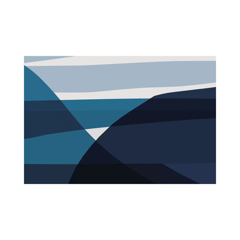 Oceans by Dan Hobday - Print on Canvas, 20.32 cm H x 30.48 cm W, Wrapped Canvas
