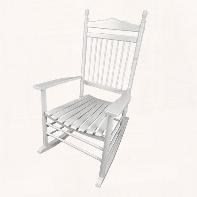 Chaise berçante en bois massif