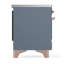 Cuisinière à induction 36 pouces avec 6 éléments à induction en bleu-gris (garniture cuivre) de la série Majestic III-124828723-124828724