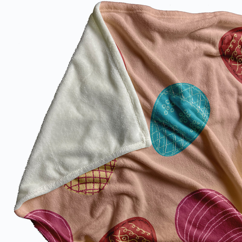 Bingen Geometric Blanket, W76 x L101cm, Red