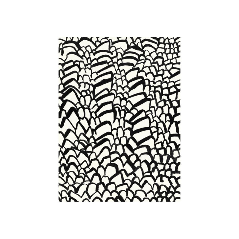 Scaled Print by Barclay Butera, Glass Coat, 54" H x 40" W x 1.5" D