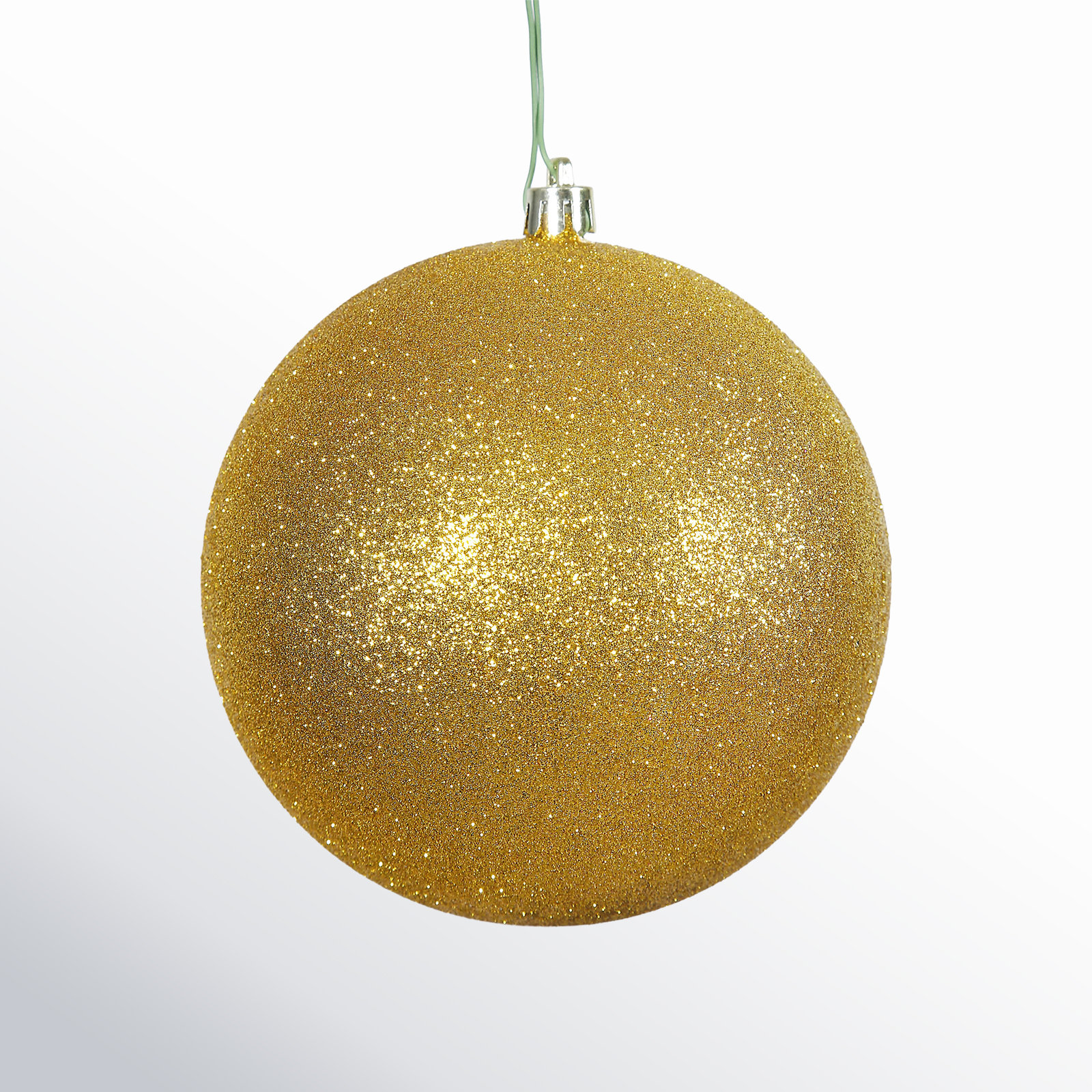 Shatterproof Bauble, Antique Gold, 2.75" H x 2.75" W x 2.75" D