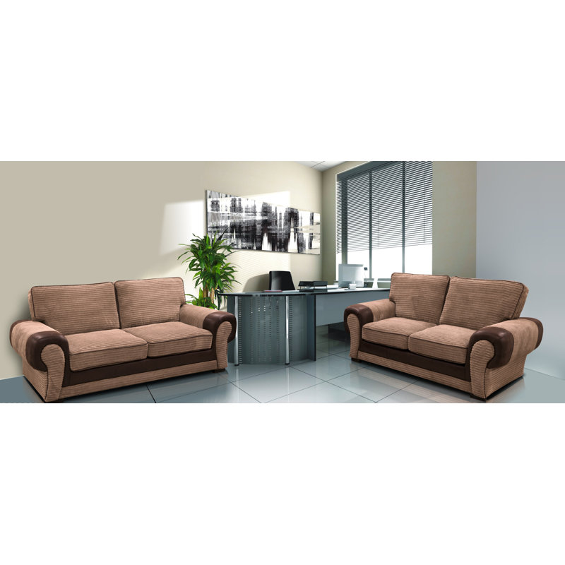 Englert 2 - Piece Living Room Set, Brown/Brown