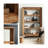 Vintage Wooden Bookshelf With A Rustic Finish