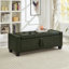 Banc rembourré capitonné avec rangement-129546597