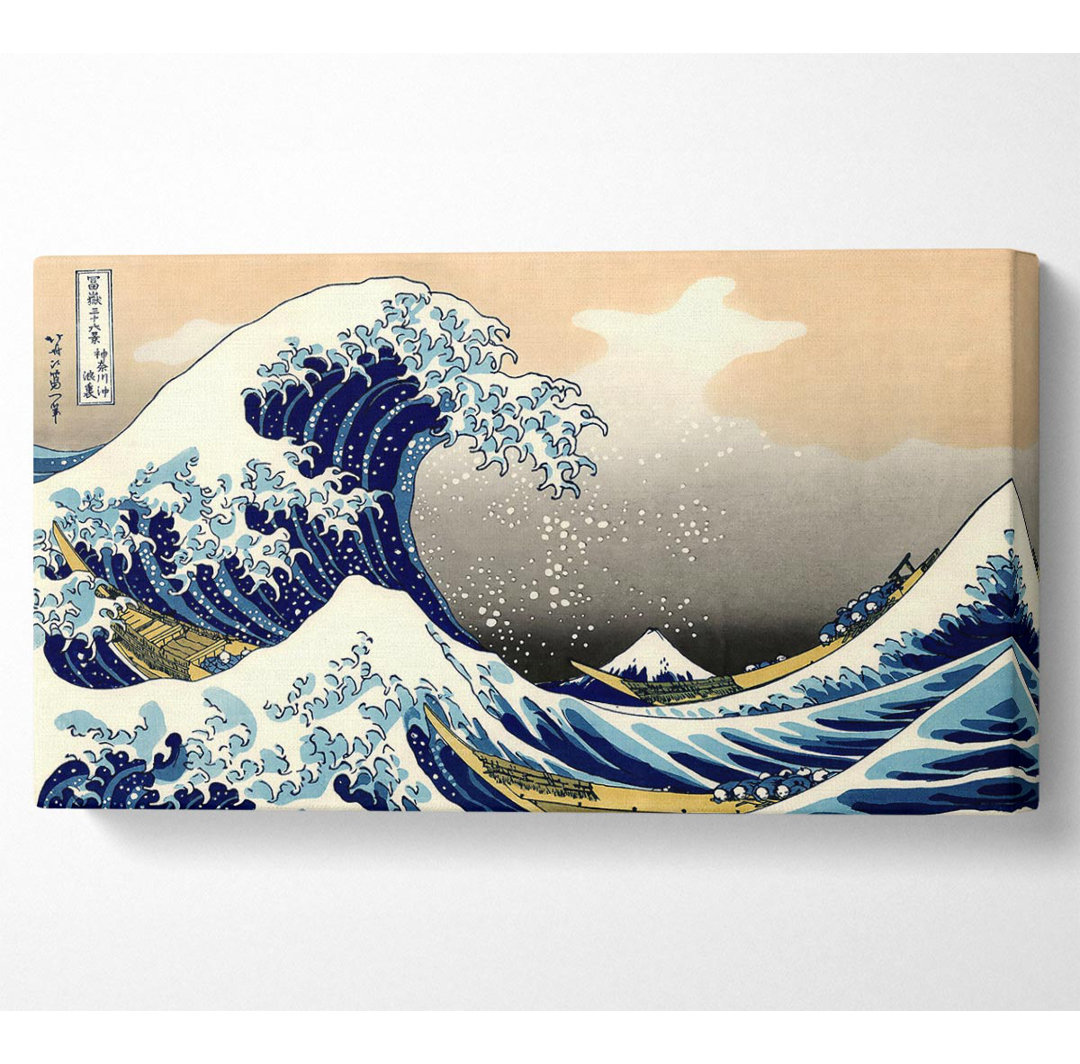 Hokusai eine große Welle vor Kanagawa - Leinwanddrucke