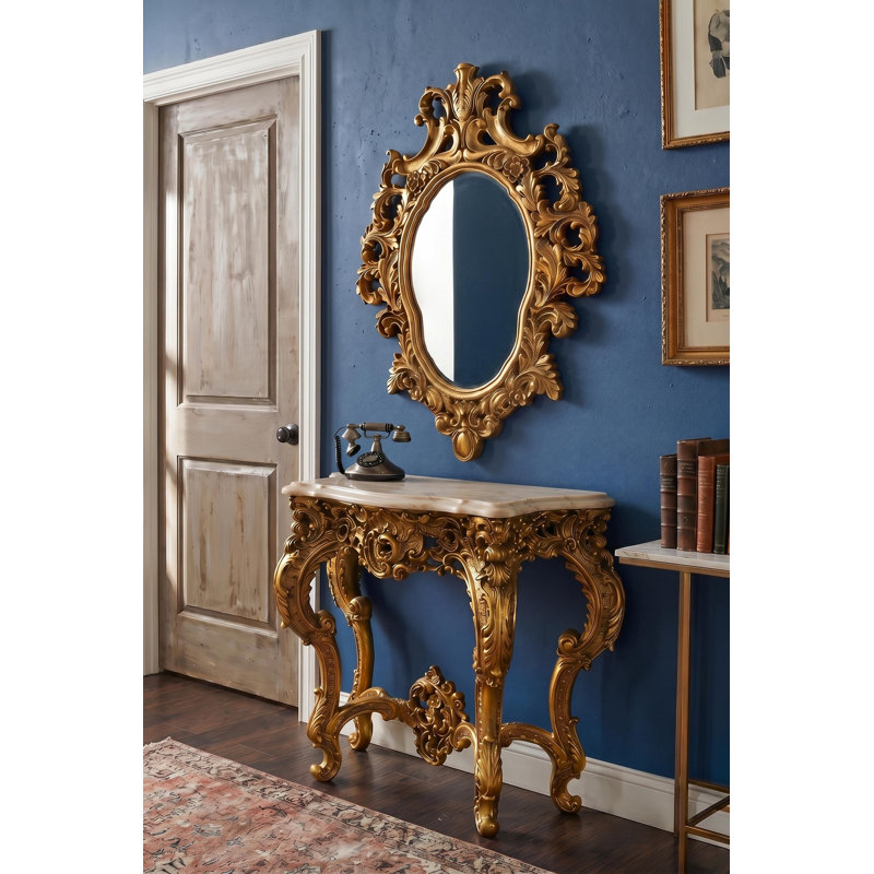 Ensemble de console et miroir 32 po Antoinette