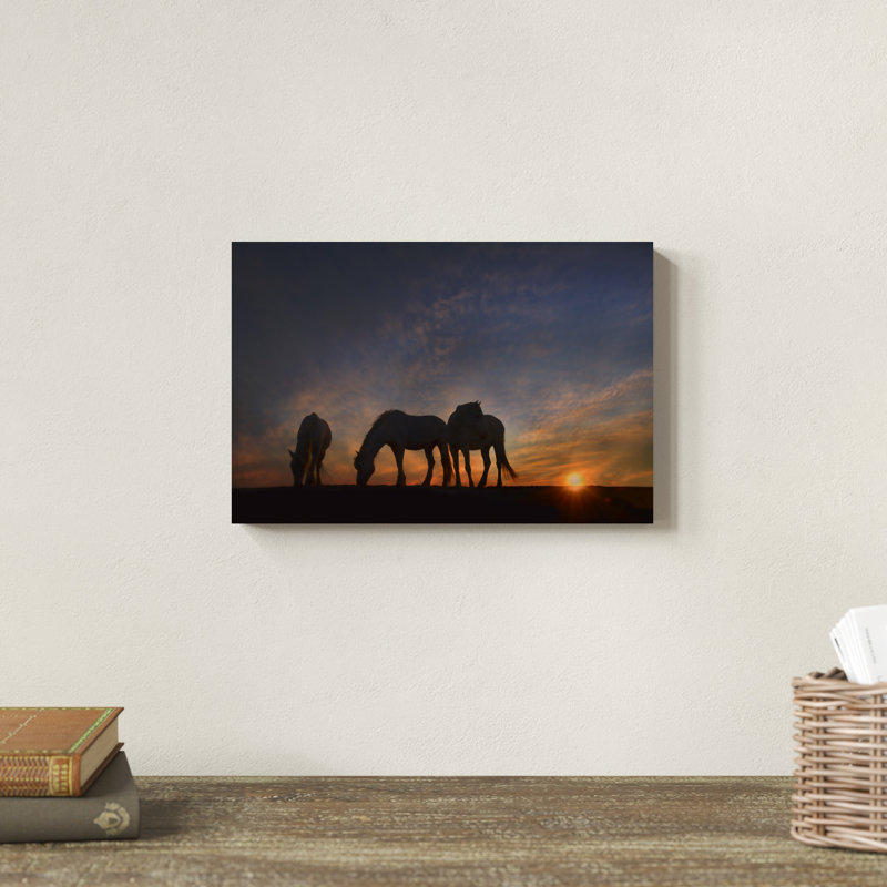 Camargue Sunrise, H 8 po x l 12 po x P 1,25 po