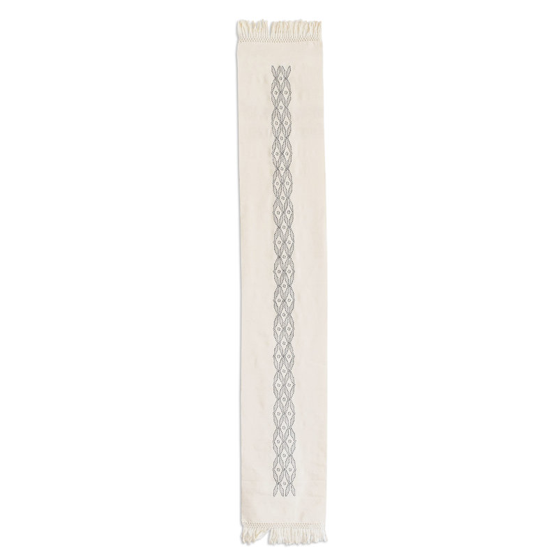 Chemin de table rectangulaire en coton Doynton
