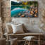 Reproduction d'art sur toile, "Serene Mountain Lake"-951170363