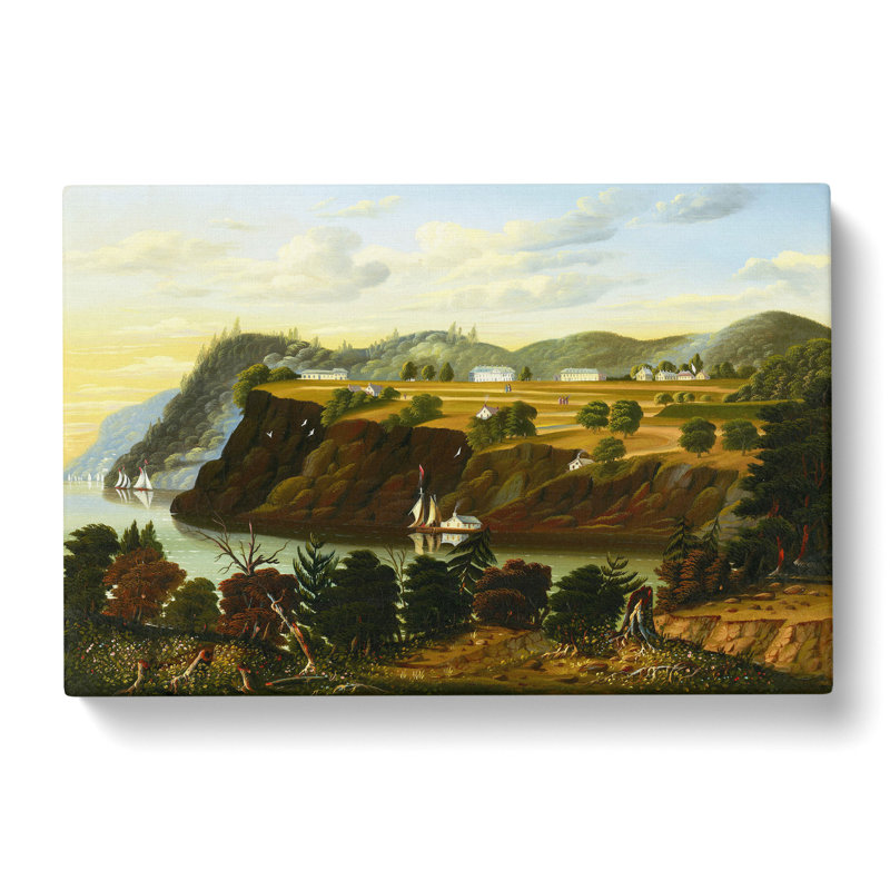 View Of West Point by Thomas Chambers - Wrapped Canvas Painting, 35cm H x 50cm W x 3cm D