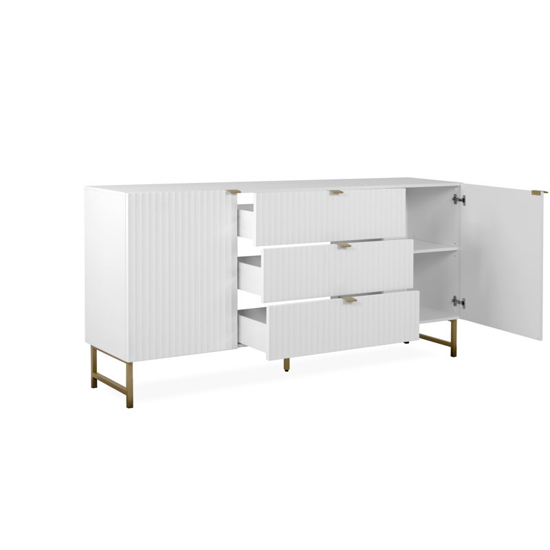 Hockenberry 179 Cm Wide 3 Drawer Sideboard