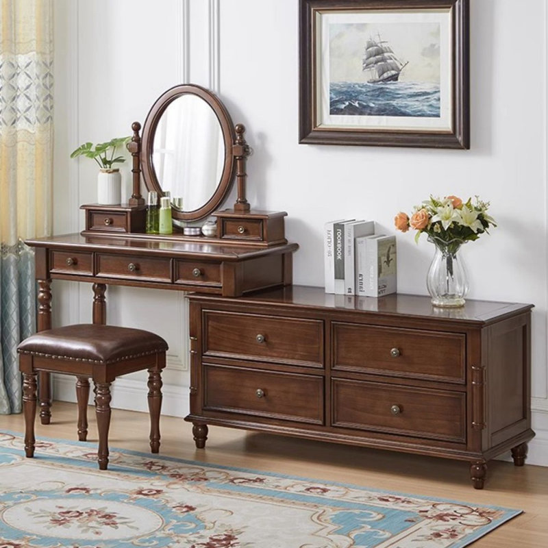 Makeup Vanity mirror,9 drawers,Power Outlet