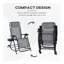 Chaises berçantes d'extérieur, chaise berçante inclinable et pliable inclinable avec oreiller, porte-gobelet et téléphone, conception combinée avec pieds pliants-806405245-806405247