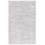 Tapis gris / ivoire en polyester tissé à plat Clemts-75172752
