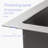 24X21x10 Inch 16 Gauge Stainless Steel Kitchen Sink With Apron Front, T304 Grade, Easy Drainage X - Shaped Water Guide, R10 Corner Design, Condensation Coating, Noise Reduction Pad, Including Dish