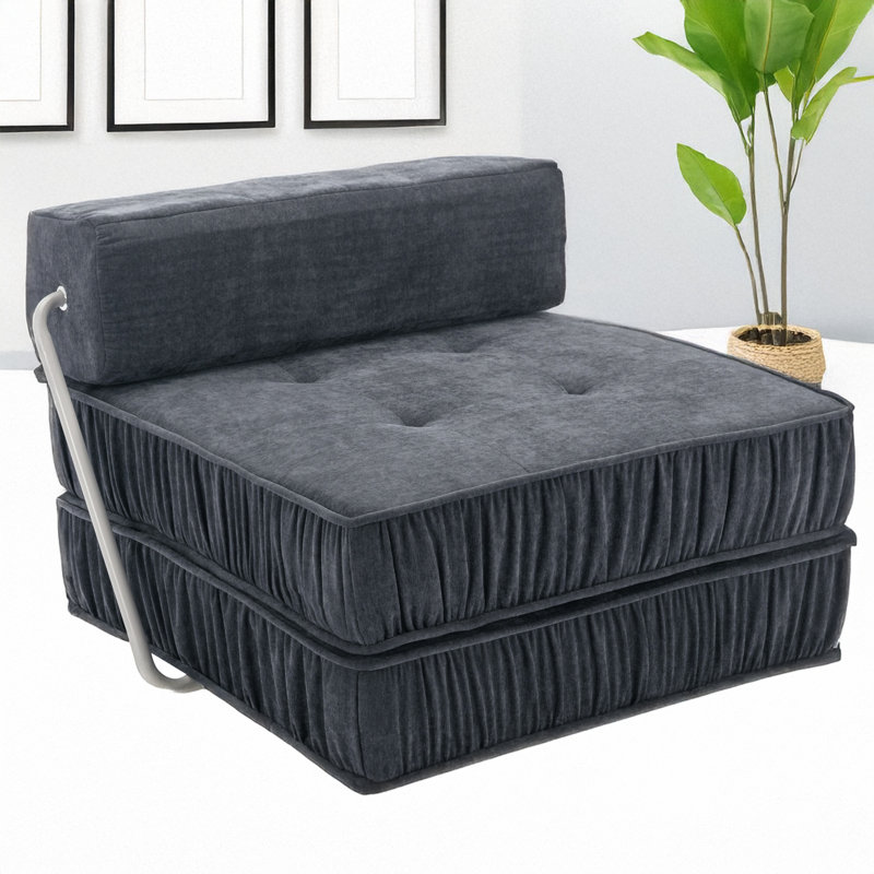 Sleeper Sofa Convertible Sofa Bed Sofa Arm Sofa Bed Couch Sleep Sofa Comfy Sofa Modern Single Sofa, Gray