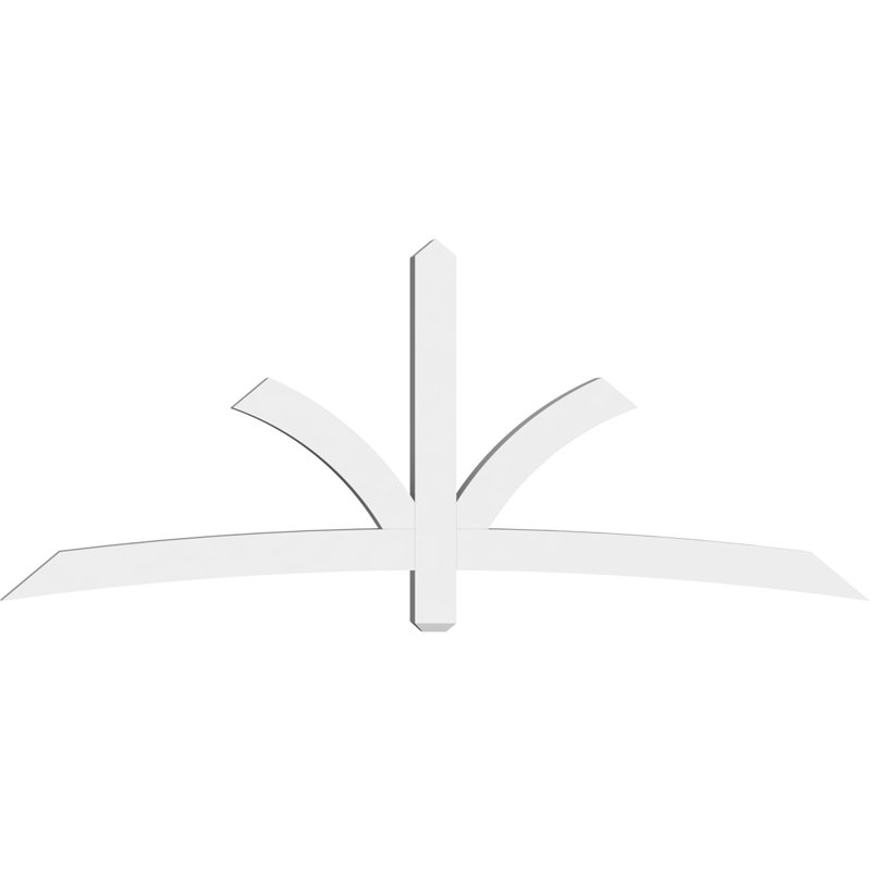 Support pour pignon Davenport, H 35 po x l 84 po (pas: 10/12), P 4 po x F 4 po, PVC