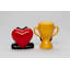 Trophée de la fête des pères et amour sel et poivre