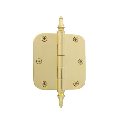 3.5'' x 3.5'' Brass Butt Bearing Hinge