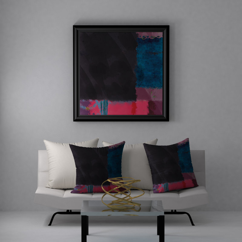 Abstract Throw Pillow, 24" x 24"