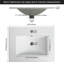 Single Bathroom Vanity with Ceramic Top-133488856