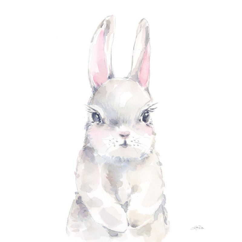 «Baby Bunny» par Katrina Pete - reproduction sur toile tendue, H 48 po x l 36 po