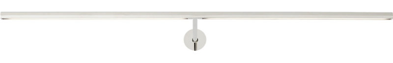 Plural Faceted Picture Light, 0.7" H x 30" W x 8.9" D, Polished Nickel, 20.8