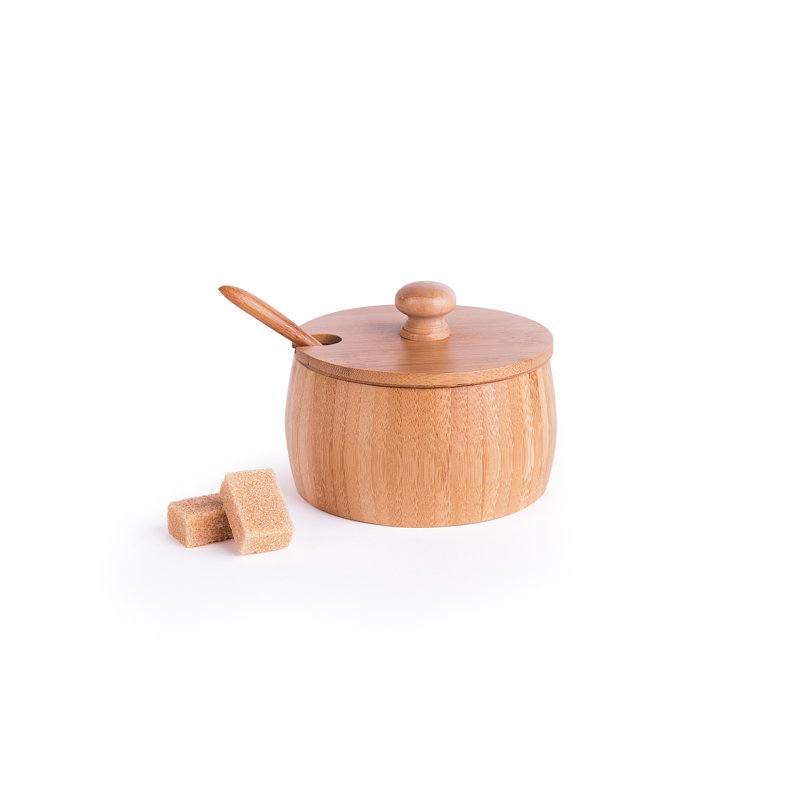 Excelsa sugar bowl Eco Living bamboo 22.5 cl natural