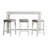 Anaelisa 3 - Person Trestle Dining Set