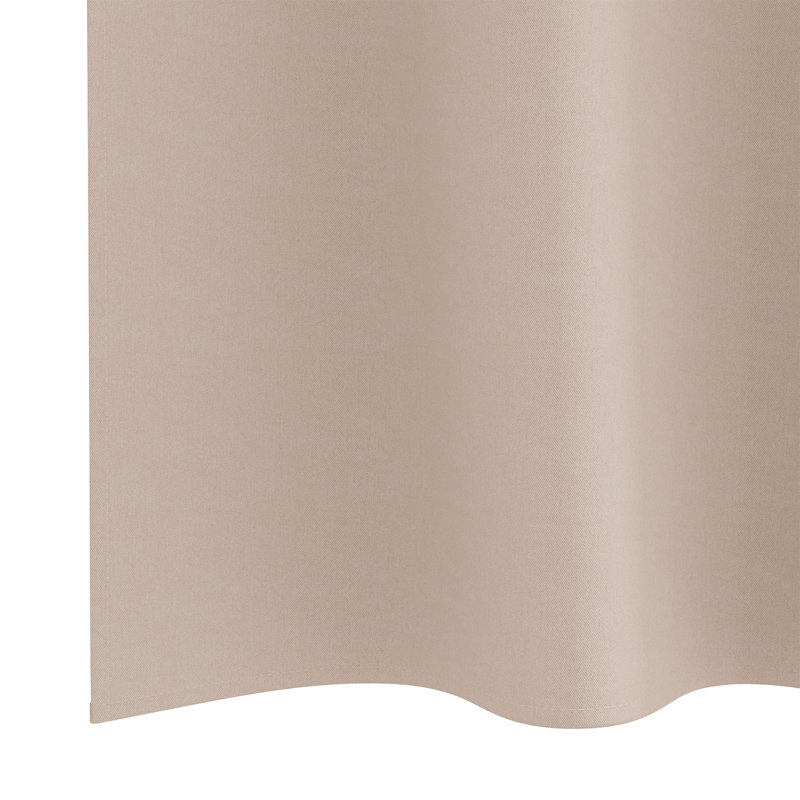 Tacorian Curtain Pair, Taupe, 140cm Width x 245cm Drop