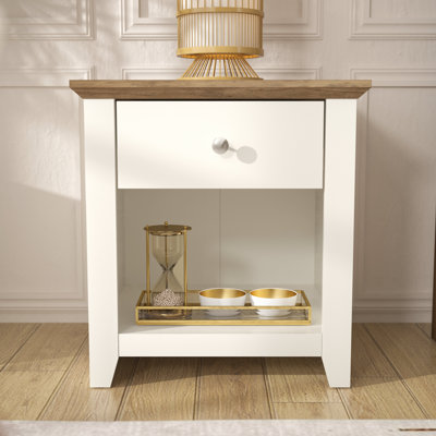 Tevrat 19.3" W 1-Drawer Nightstand
