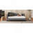 L-Shaped Linen Daybed, With Solid Wood Legs-2097764040