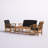 Calhoun Acacia 4 - Person Patio Conversation Set with Cushions-652725537