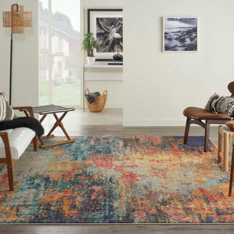 Ankica Abstract Area Rug, Rectangle 160 x 221 cm