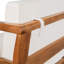 Canapé modulaire d'extérieur en bois d'acacia avec coussins Trishul-179661690