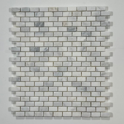 Tumbled Eastern White Mini Brick 1/2''X1''