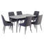 Rimini Metal Base Dining Table-987492090