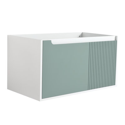Meuble-lavabo compact 36 po, meuble-lavabo 36 po, finition grattée